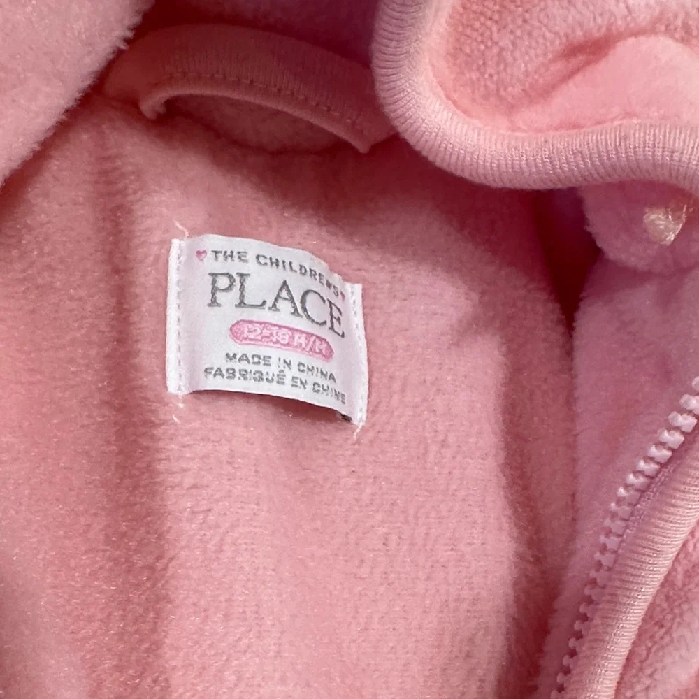 The Children's Place Pink Hooded One Piece